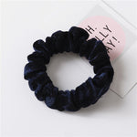 Load image into Gallery viewer, Velvet Continuous Loop Hair Tie Multi Color S5P424