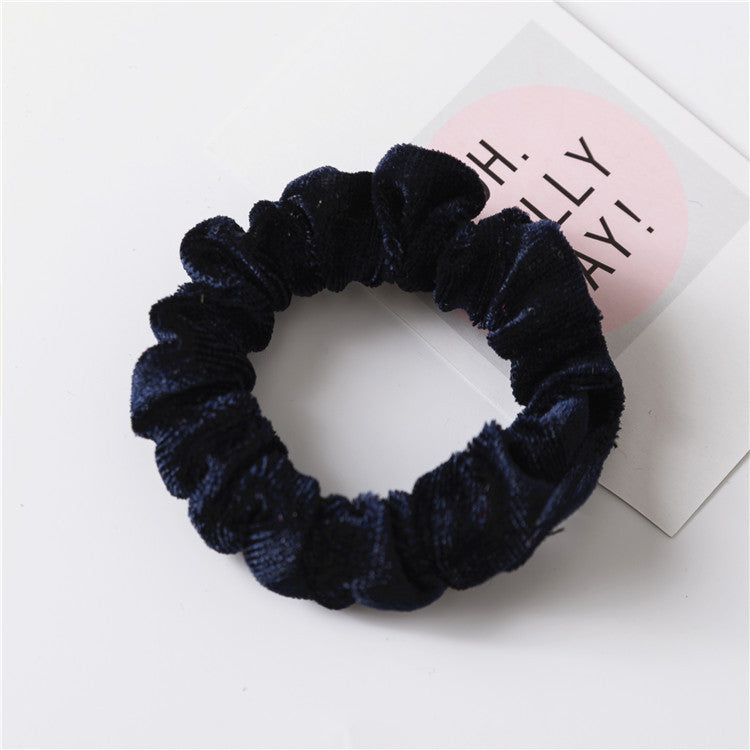 Velvet Continuous Loop Hair Tie Multi Color S5P424