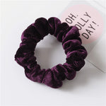 Load image into Gallery viewer, Velvet Continuous Loop Hair Tie Multi Color S5P424