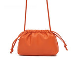 Load image into Gallery viewer, Crinkle PU Cloud Bag Crossbody Drawstring Pouch N6F104