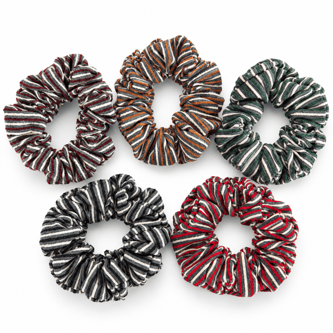 Womens Leopard Print Fabric Scrunchie N6K030