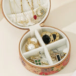 Load image into Gallery viewer, Jade Bracelet Cork Storage Box with Velvet N6E093