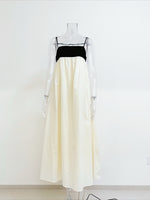 Load image into Gallery viewer, French Tube Top Color Block Slip Dress  N6C197