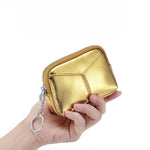 Load image into Gallery viewer, Top Grain Leather Cracked Texture Coin Purse Keychain N6G096