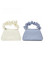 Load image into Gallery viewer, Pleated Top Handle PVC Makeup Bag Women N6C071