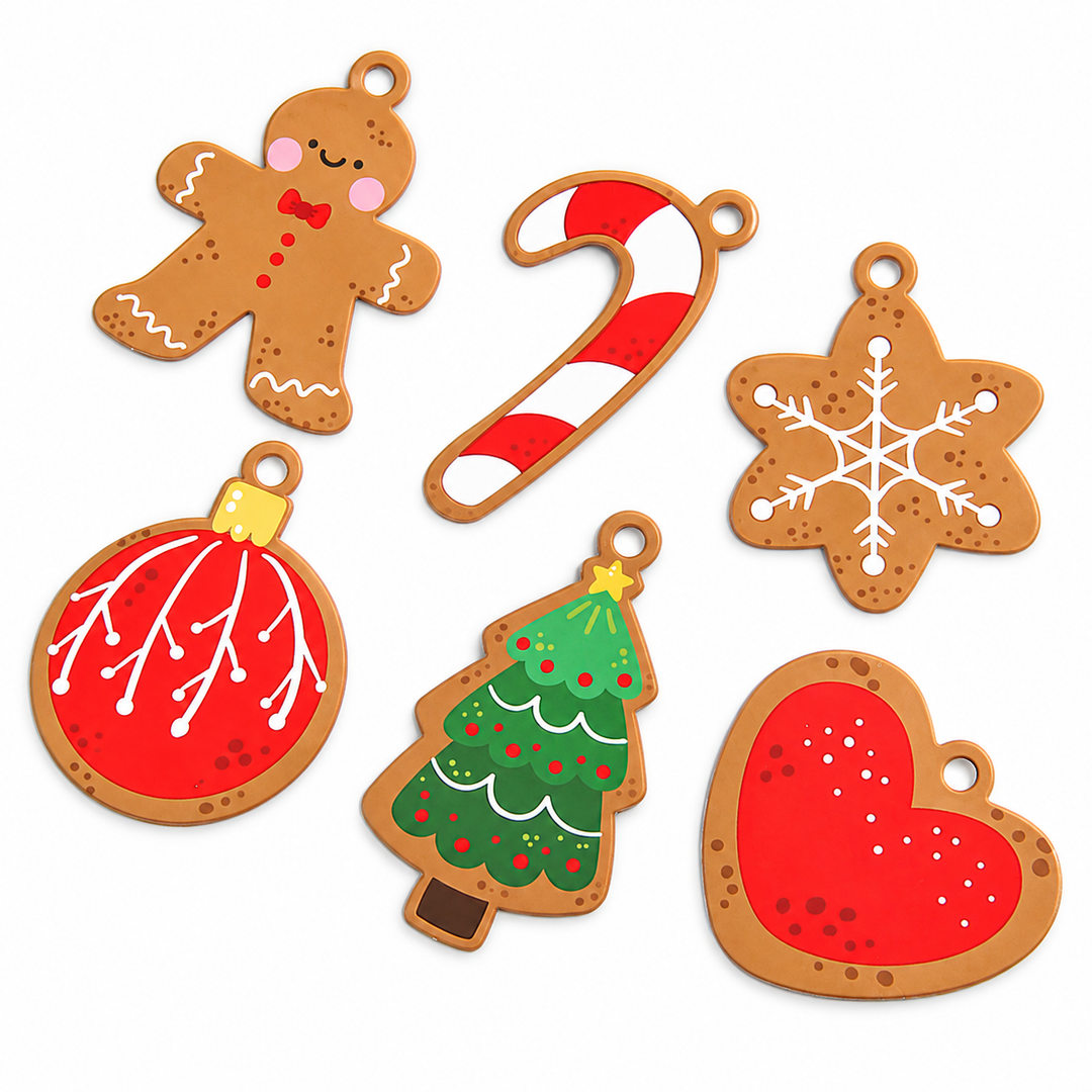Mini Cartoon Christmas Gift Tags and Message Cards N6K300