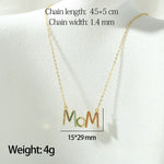 Load image into Gallery viewer, Zircon MOM Heart Pendant Necklace N6D521