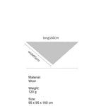 Load image into Gallery viewer, Wool Knit Triangle Shawl Scarf Women Winter N6H236