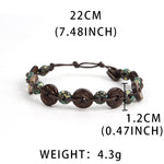 Load image into Gallery viewer, Natural Coconut Shell Braided Bracelet S5P614