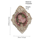 Load image into Gallery viewer, Vintage Lace Embroidered Coaster Doily Display Mat N6G077