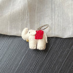 Load image into Gallery viewer, Cute Felt Elephant Keyring Pendant Baby Shower Gift N6G003