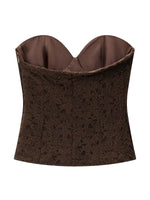Load image into Gallery viewer, French Corset Lace Bustier Top Women N6C268