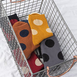 Load image into Gallery viewer, Vintage Large Polka Dot Over-the-Knee Socks Women N6H013