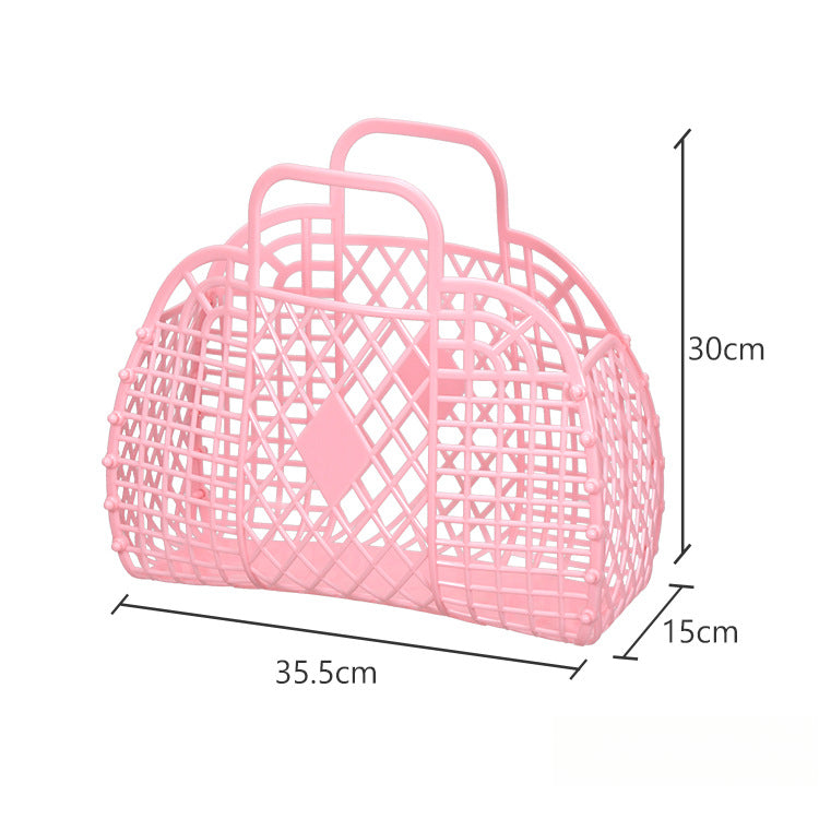 Mesh Ventilation Laundry Basket PS Plastic S5P301