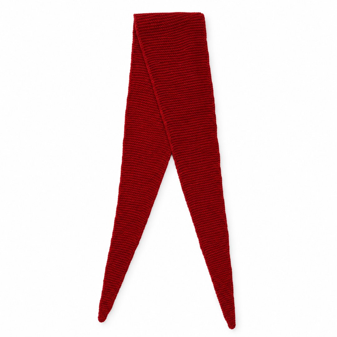 Womens 100 Percent Wool Croissant Knit Scarf N6K236