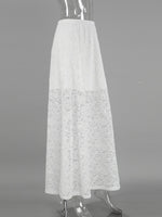 Load image into Gallery viewer, Sexy Lace Sheer High Waist A-Line Skirt N6D012