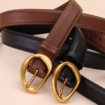 Load image into Gallery viewer, Double-Sided Genuine Leather Belt Women  N6H329