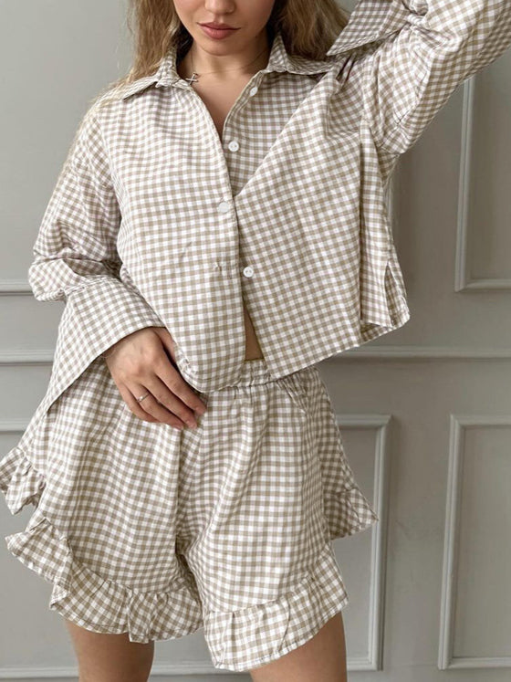 Check Long Wide Short Set Ultra Light N5Z649
