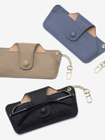 Load image into Gallery viewer, Genuine Leather Vintage Sunglasses Case Women N6C280