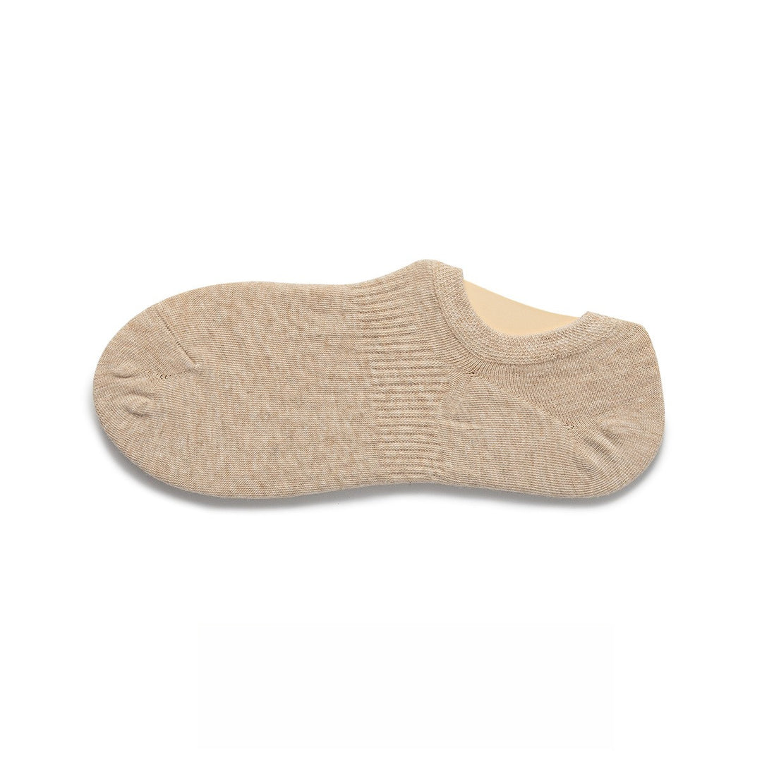 Muted Tone Cotton No-Show Socks Women N6C162