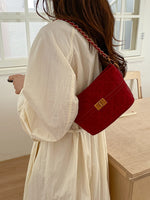 Load image into Gallery viewer, Quilted Pattern Shoulder Bag Women N6C022