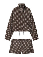 Load image into Gallery viewer, Dot Seersucker Blazer and Shorts Set Women N6C269