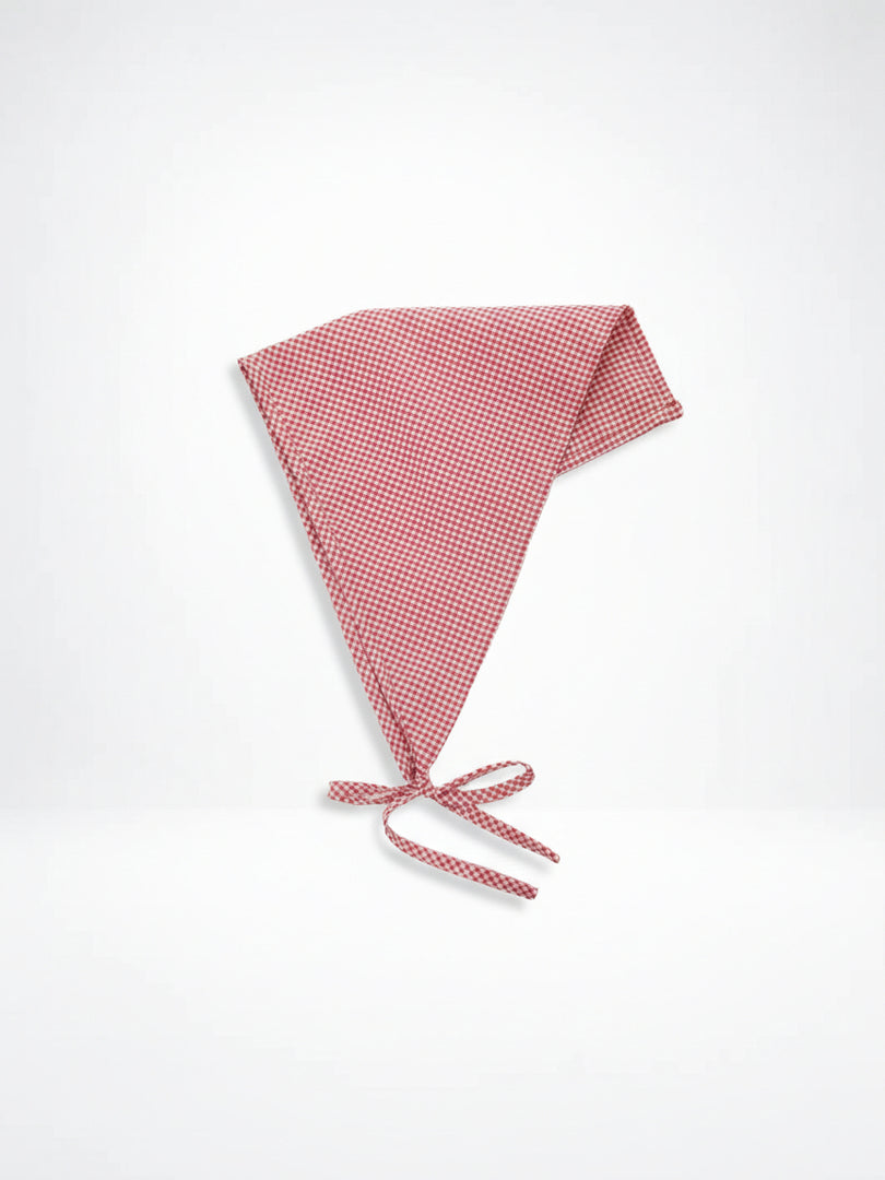 Gingham Bandana Scarf Multiple Colors Women N6C012