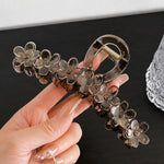 Load image into Gallery viewer, Jelly Color Flower Hair Claw Clip Women Resin N6C350