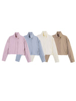 Load image into Gallery viewer, Zip Detail Long Sleeve Windbreaker Jacket Women N6D123