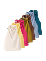 Load image into Gallery viewer, Golden Halter Neck Sleeveless Top Women N6C271