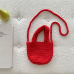 Load image into Gallery viewer, Knit Handbag Crossbody Bag Solid Color Women N6H316