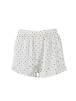 Load image into Gallery viewer, French Polka Dot Satin High Waist Shorts Women N6E165