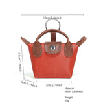 Load image into Gallery viewer, Mini Patchwork Nylon Dumpling Bag Keychain Coin Purse N6F113
