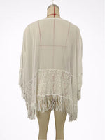 Load image into Gallery viewer, Fringe Beach Cover Up Tunic Women N6F250