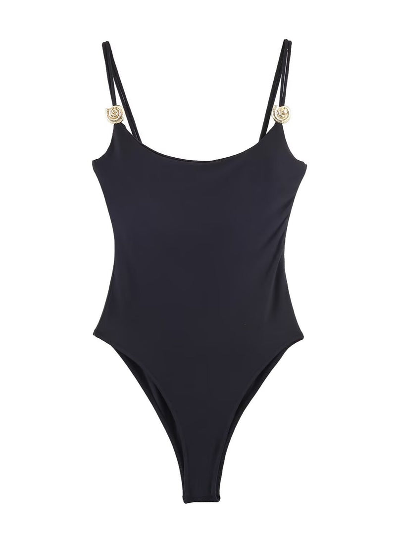 Sexy Strappy One-Piece Swimsuit Women N6C272