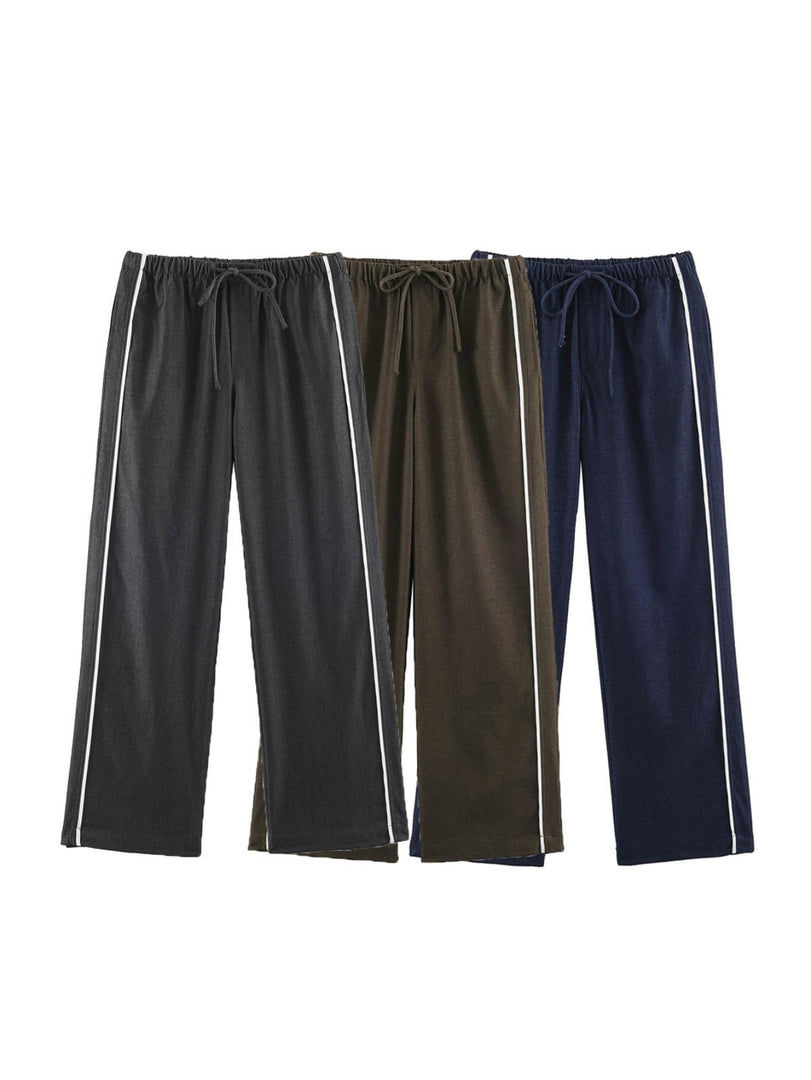 Colorblock Trim Stand Collar Jacket & Pants Set Women N6H129