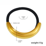 Load image into Gallery viewer, 18K Gold Plated Titanium Steel Butterfly Hair Tie S5P452
