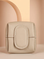 Load image into Gallery viewer, Genuine Leather Coin Purse With Keychain Women N6D030