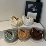 Load image into Gallery viewer, Handwoven Seashell Crossbody Bag Beach Crochet Tote N6F085