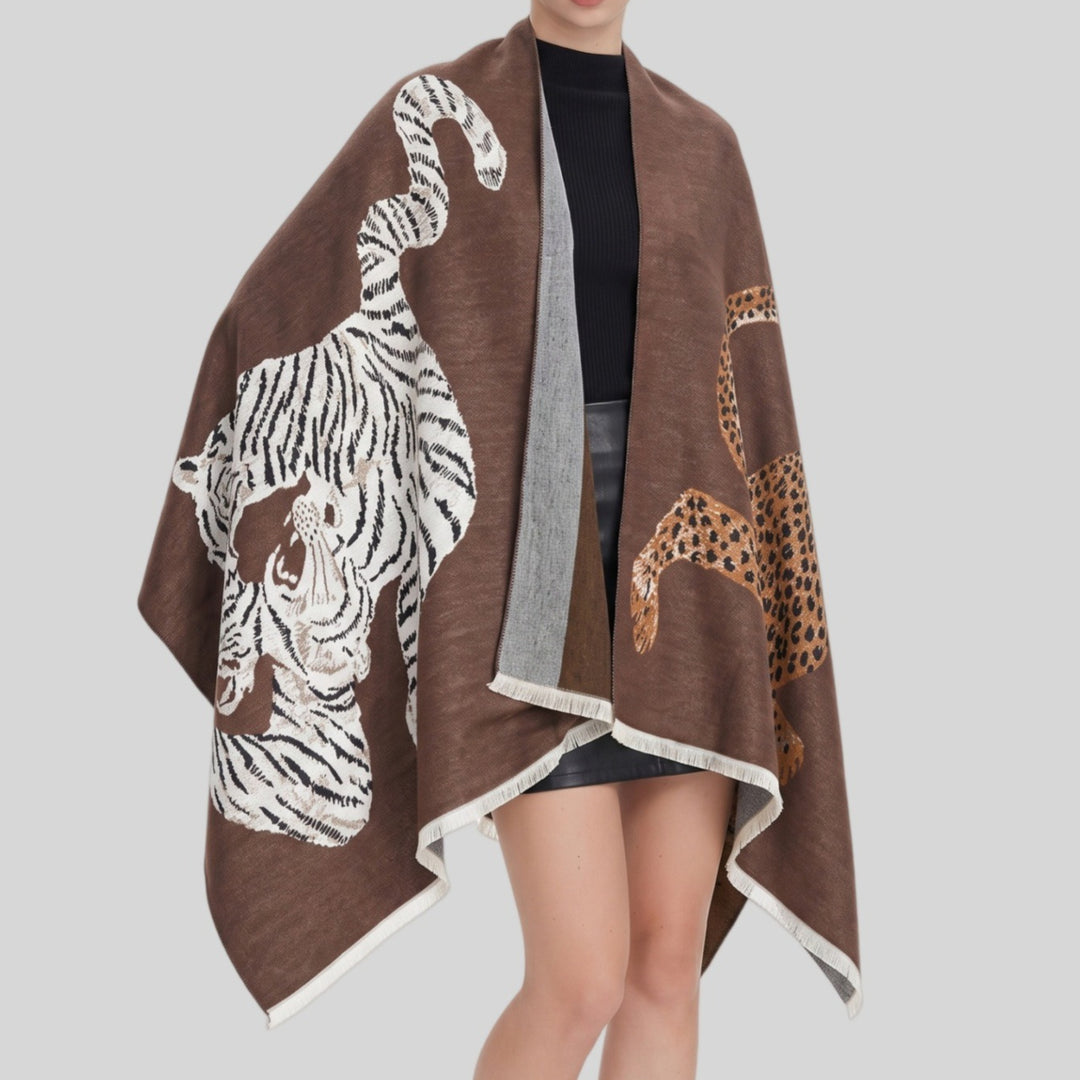 Vintage Paisley Jacquard Cashmere Feel Scarf N6K250