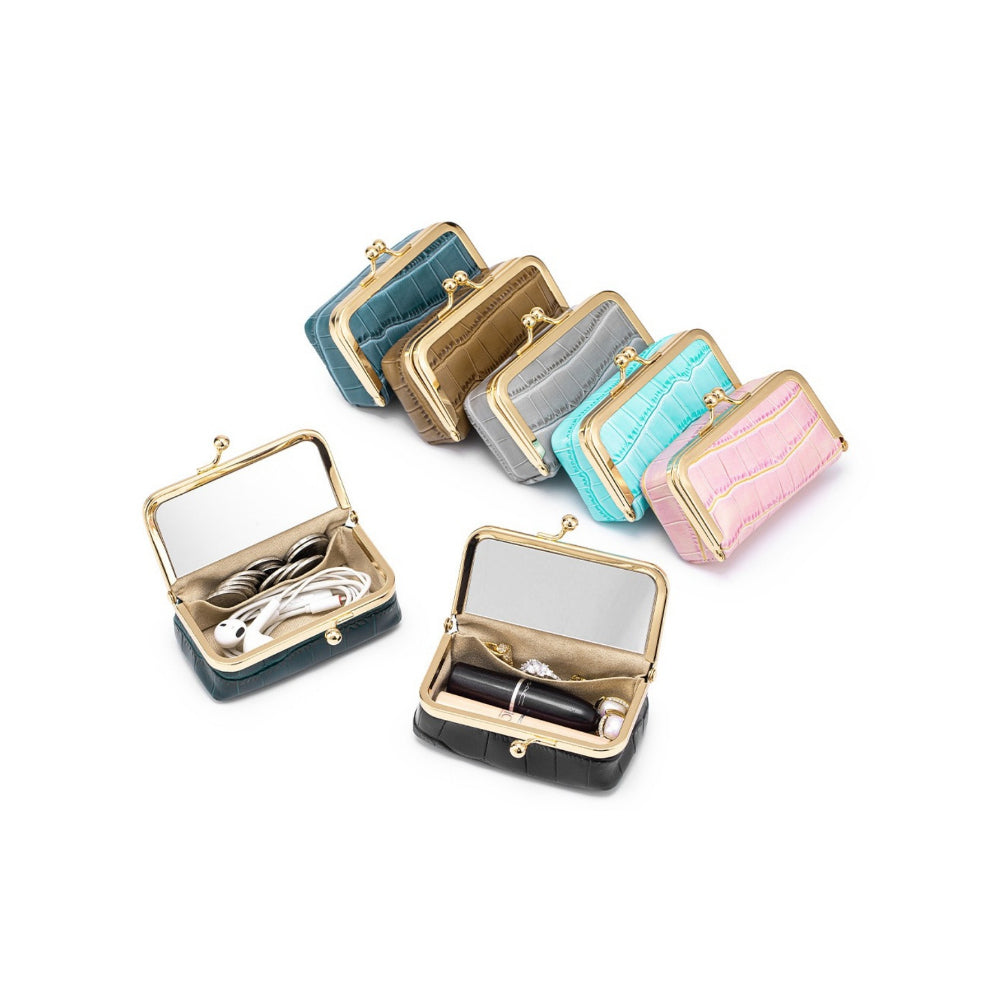 Leather Multifunctional Lipstick Case Jewelry Box N6G053