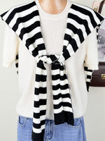 Load image into Gallery viewer, Striped Knit Shawl Scarf Wrap Women N6E175