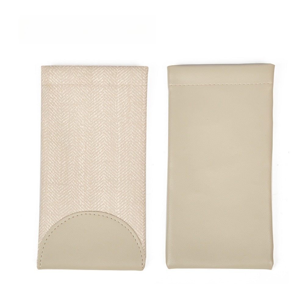 PVC Eyeglass Pouch Auto-Closure Sunglass Sleeve N6G102
