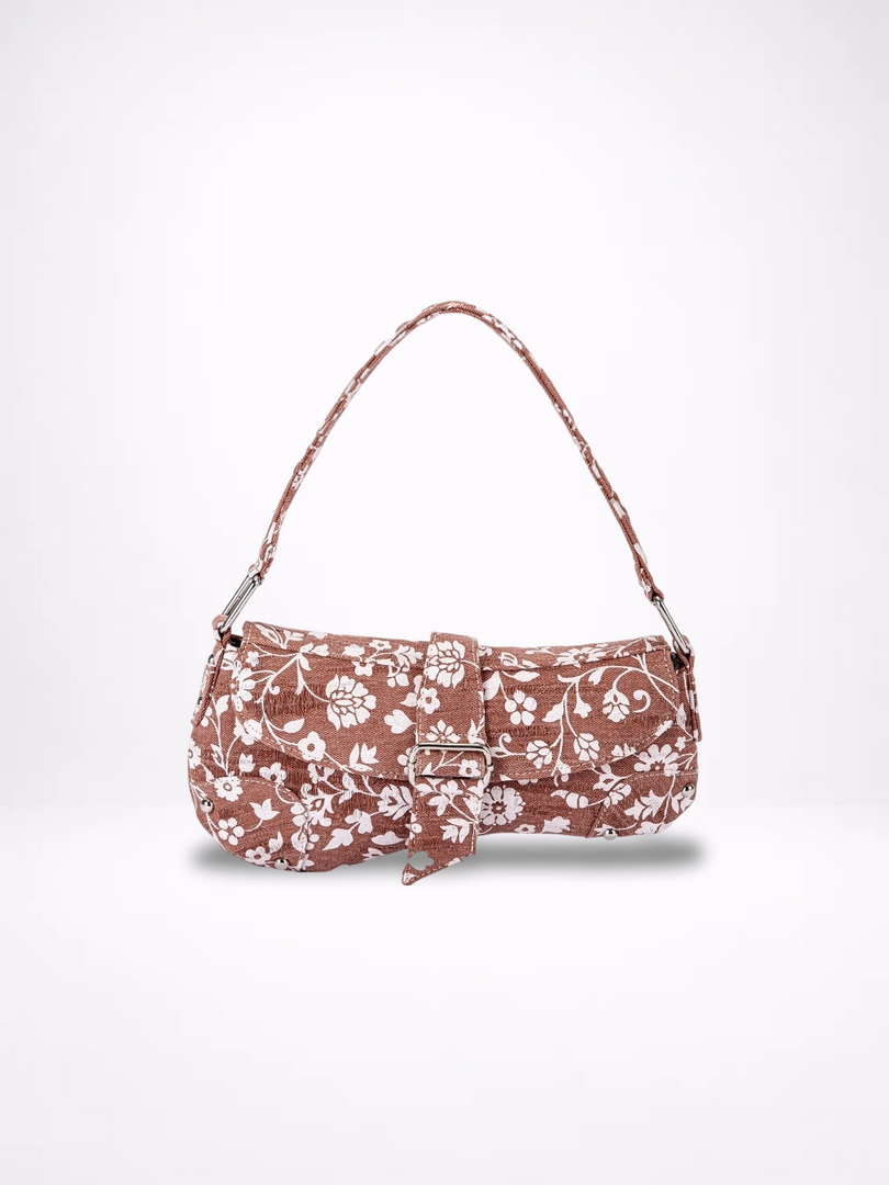 Distressed Polka Dot Asymmetric Hobo Bag Women N6C313