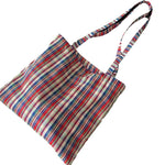 Load image into Gallery viewer, Retro Tartan Crossbody Bag Pure Cotton S5P271
