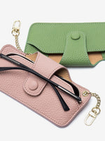 Load image into Gallery viewer, Genuine Leather Vintage Sunglasses Case Women N6C280