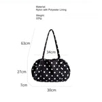 Load image into Gallery viewer, Polka Dot Shoulder Bag Women Pillow Nylon N6F054
