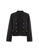 Load image into Gallery viewer, Casual Stand Collar Jacket Twisted Knot Floral Sleeve N6H123