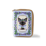 Load image into Gallery viewer, Cat Fairy Book-shaped Cosmetic Bag  Organizer N6E124