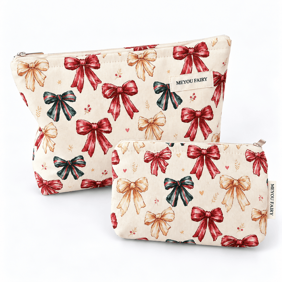Womens Christmas Print Polyester Cosmetic Bag N6K107